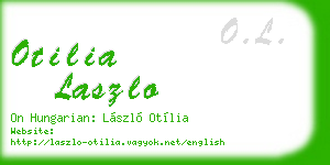 otilia laszlo business card